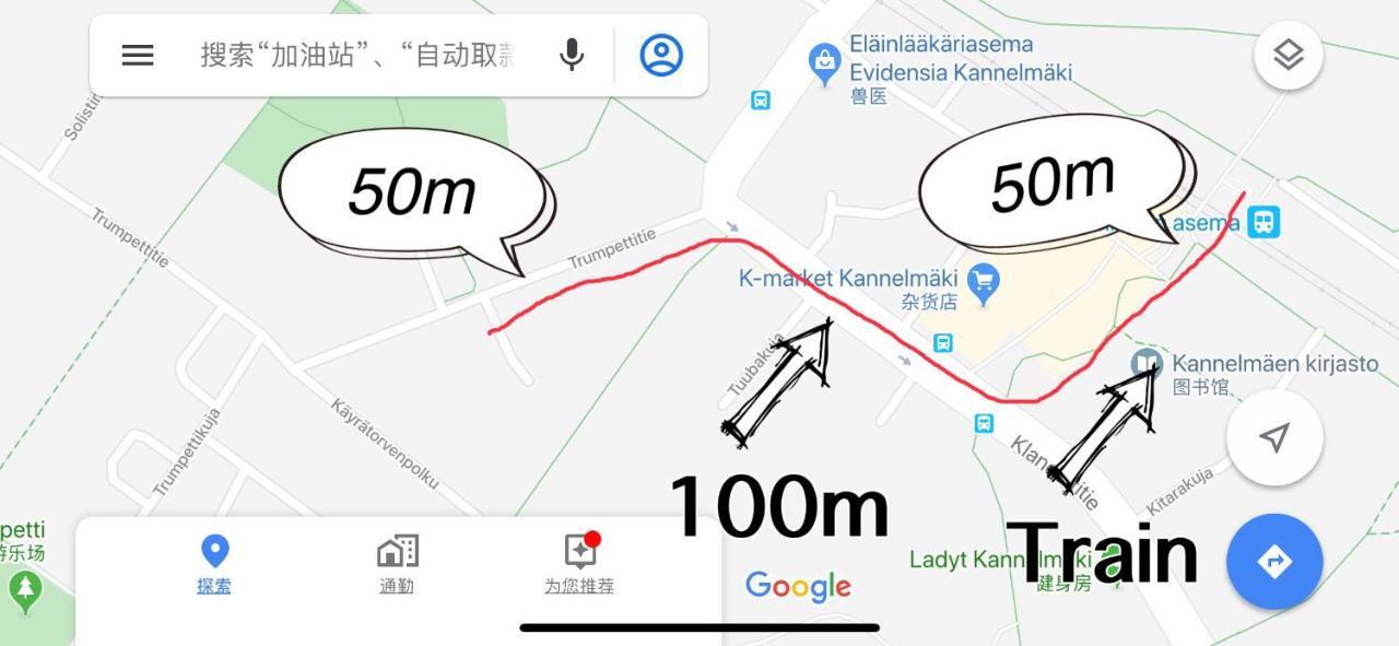 Super Easy To Airport/hki , Full Aptment Max 4ppl Apartment *